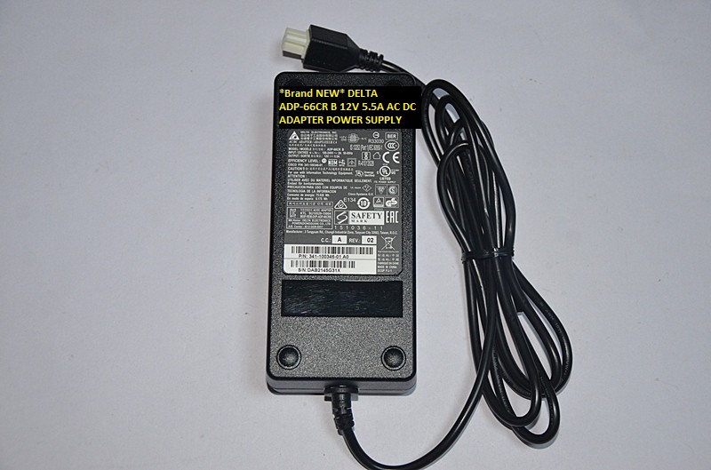 *Brand NEW*ADP-66CR B DELTA 12V 5.5A AC DC ADAPTER POWER SUPPLY